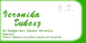 veronika dukesz business card